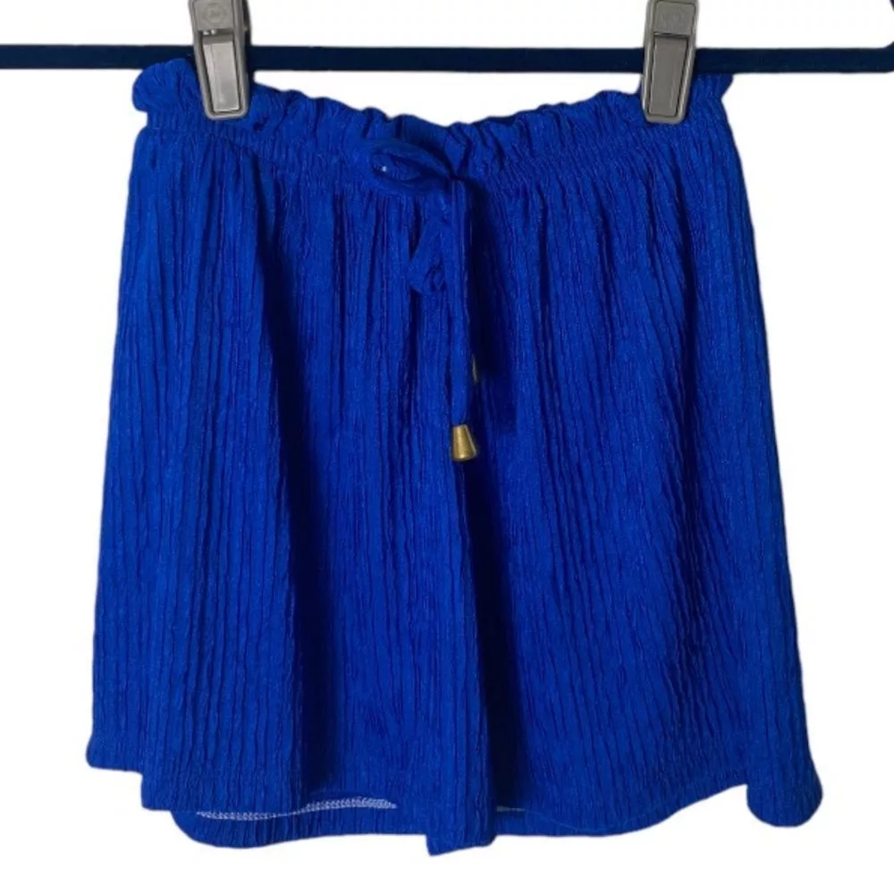 Other Shorts Other Blue textured shorts