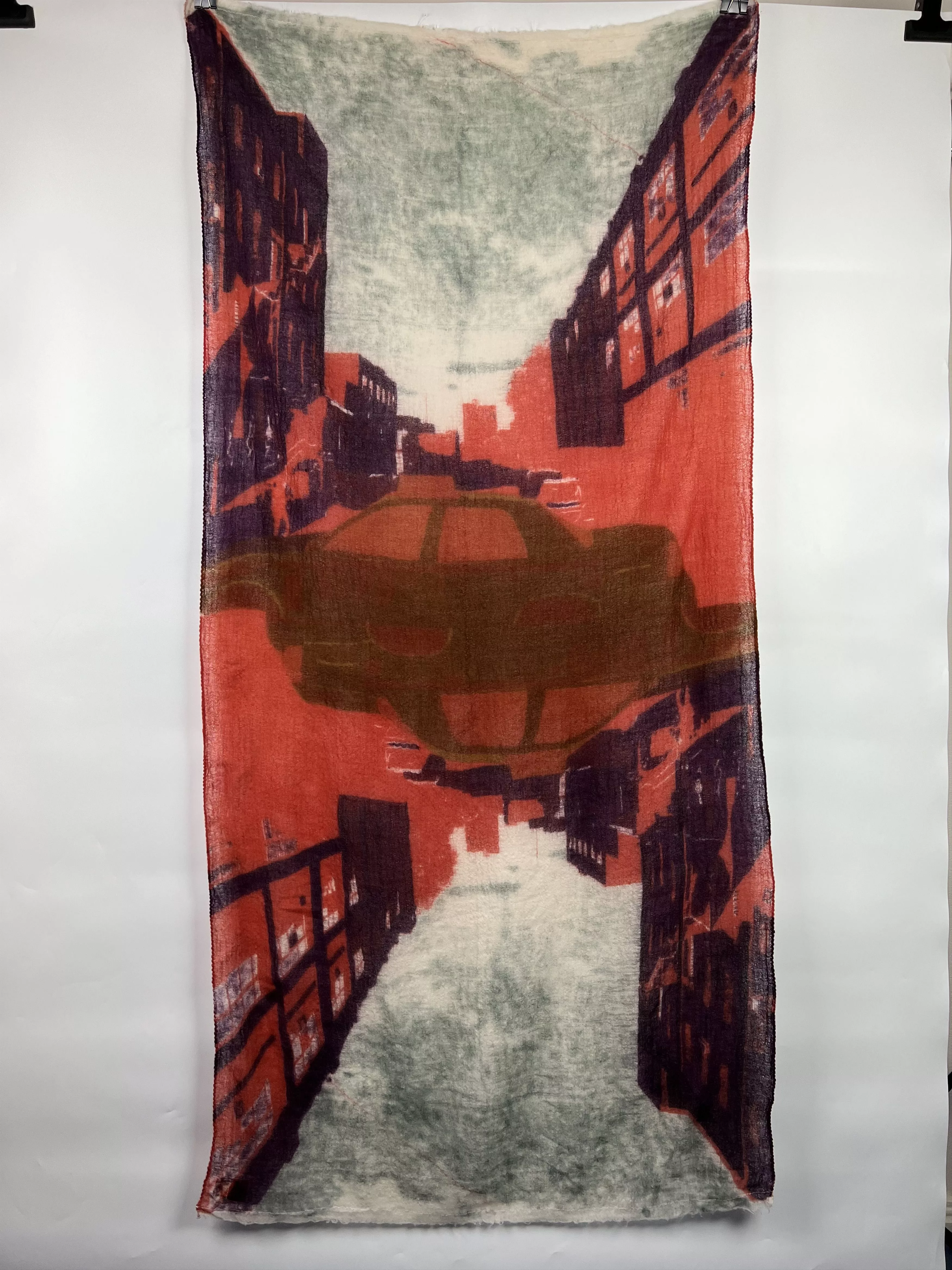Becksondergaard Scarves Becksondergaard Beck Sondergaard Multicolor 100% Wool Scarf 190x90 Vintage