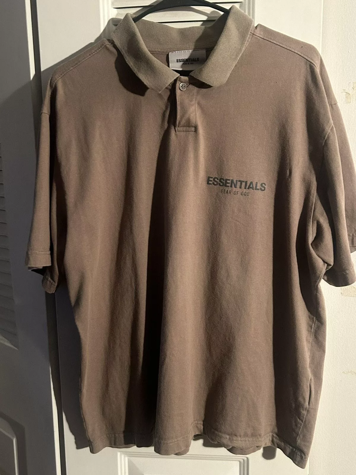 Essentials Polos Essentials Polo w/ Back Logo Brown