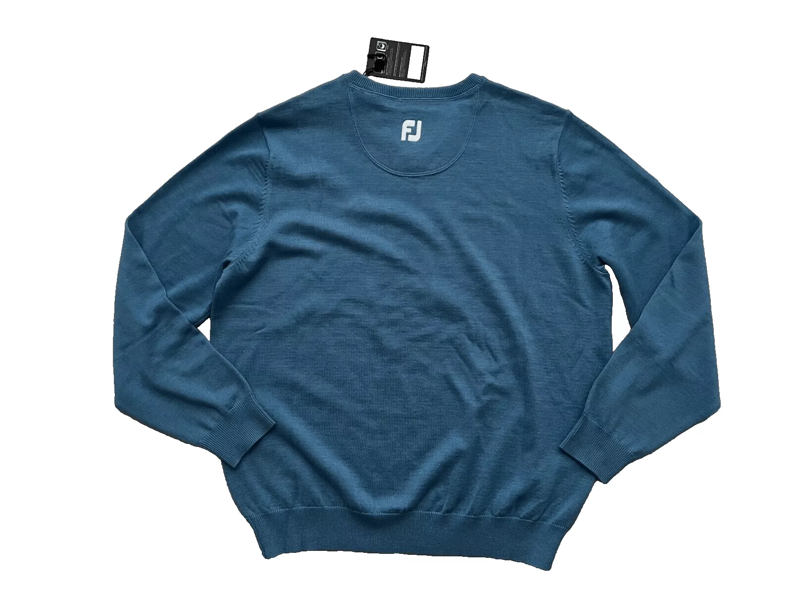 Footjoy Sweaters Knitwear FootJoy Wool Blend V-Neck Pullover Sweater Blue ( M )