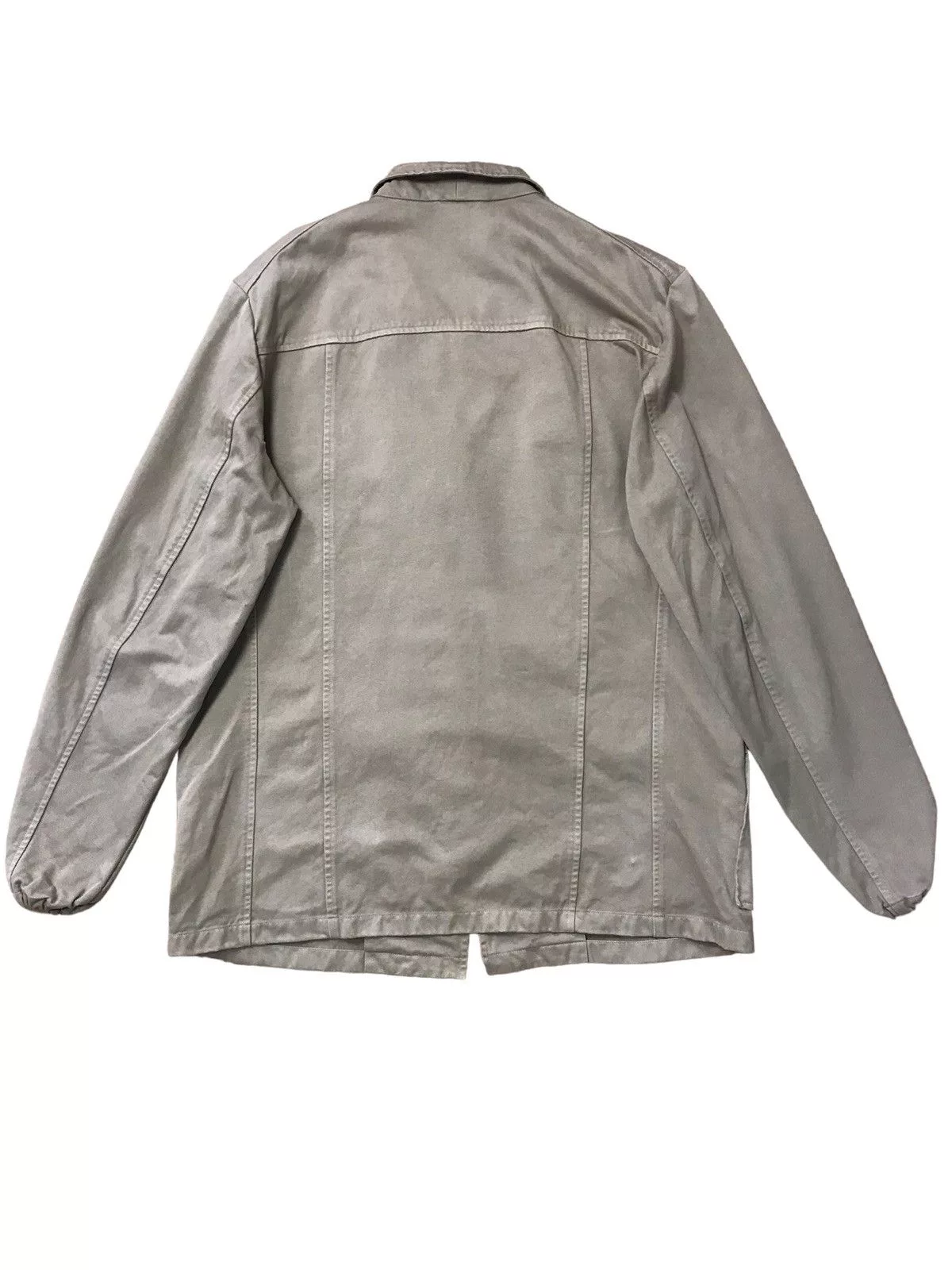 Jil Sander Denim Jackets Jil Sander × Raf Simons Jil Sander Chambray 4 Pocket Lapel Work Jacket Brown Vintage