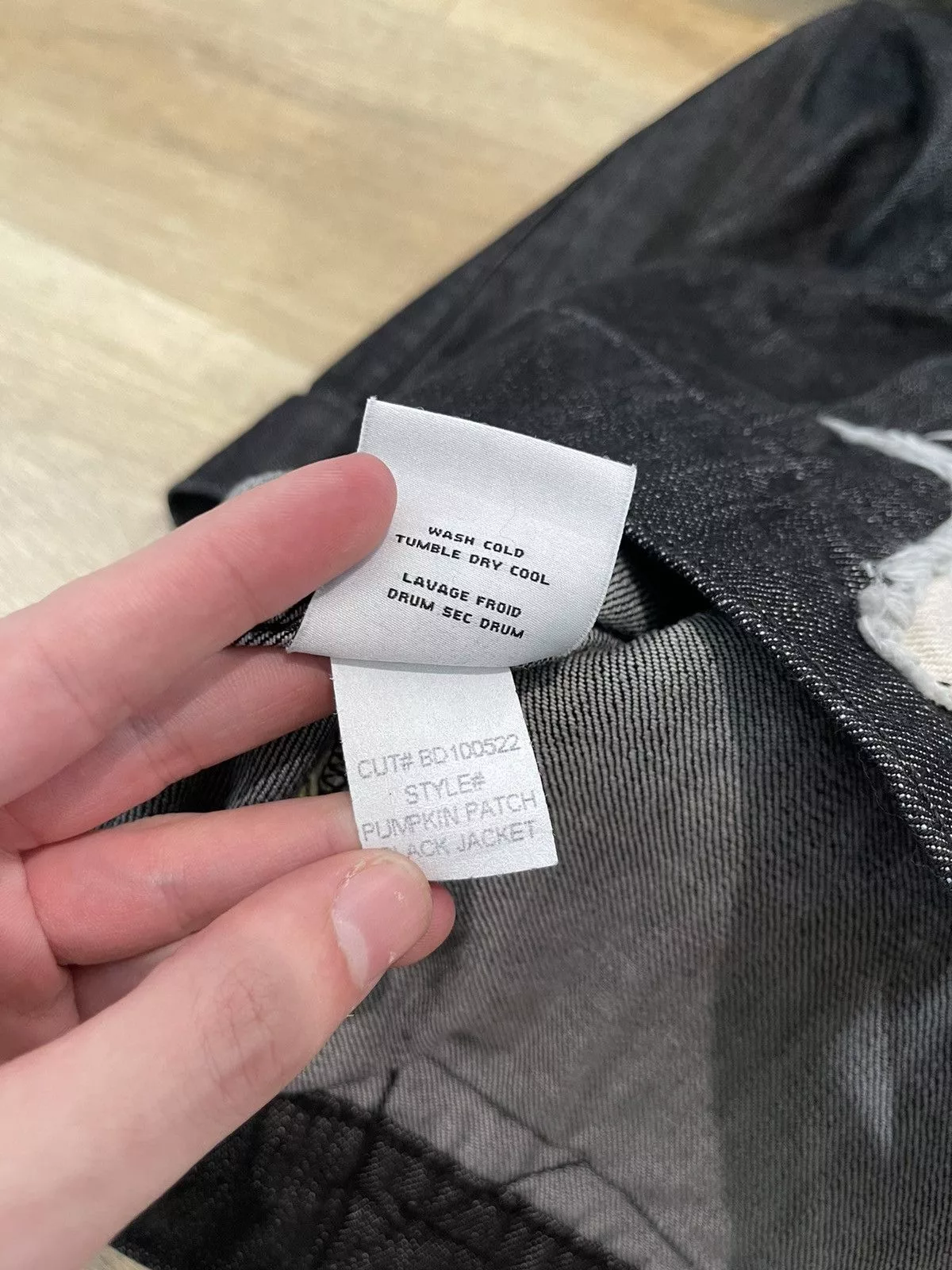 Asspizza Denim Jackets Asspizza Denim Jacket Black