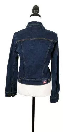 Designer Jackets Designer BONGO Denim Jacket Size Medium Cotton Button Up Long Sleeve Blue