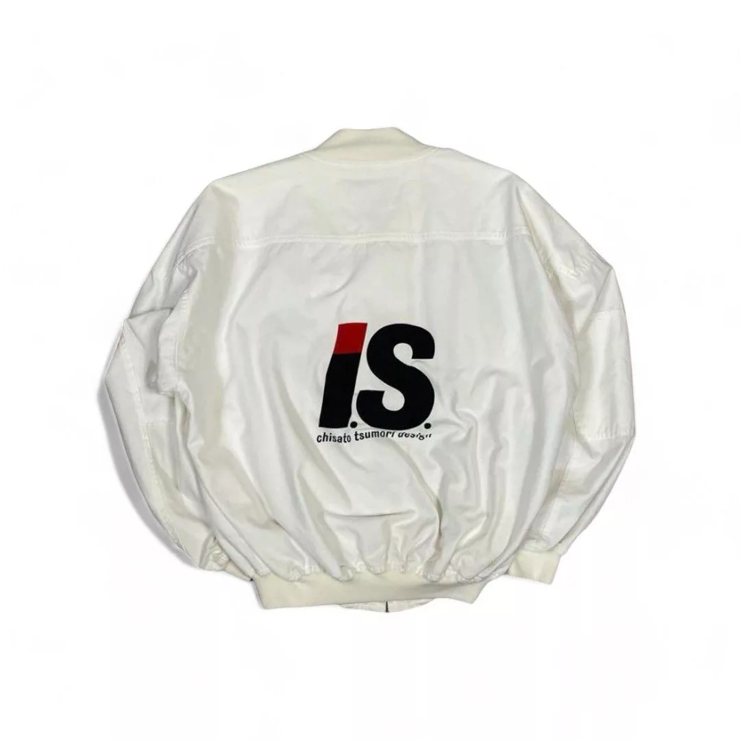 Issey Miyake Light Jackets Issey Miyake - M 80s I.S sport light bomberjacket white