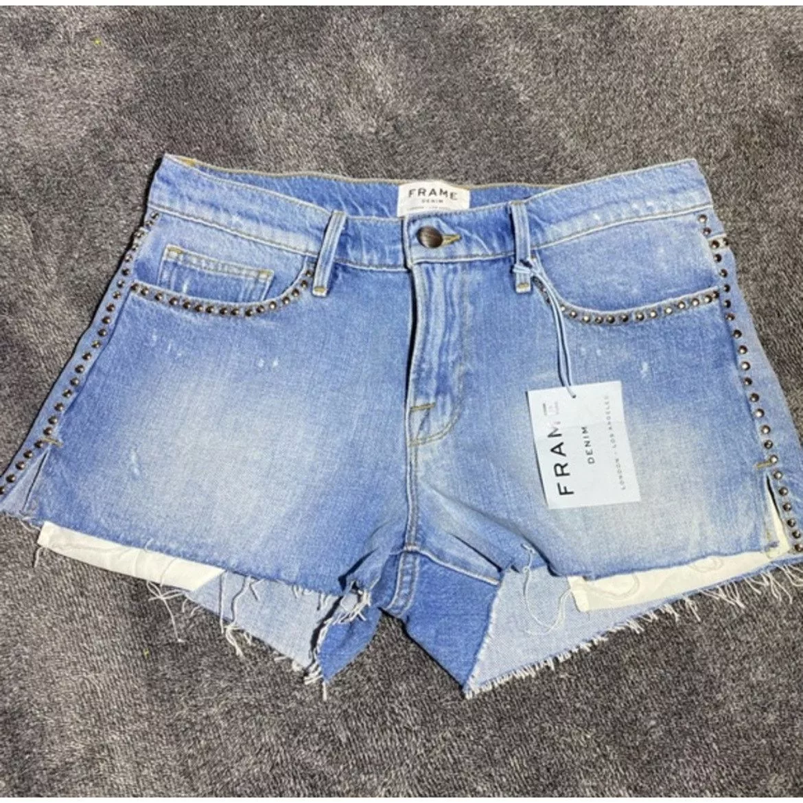 Frame Shorts $235 NEW WITH TAGS Frame- Los‎ Angeles Blue Shorts