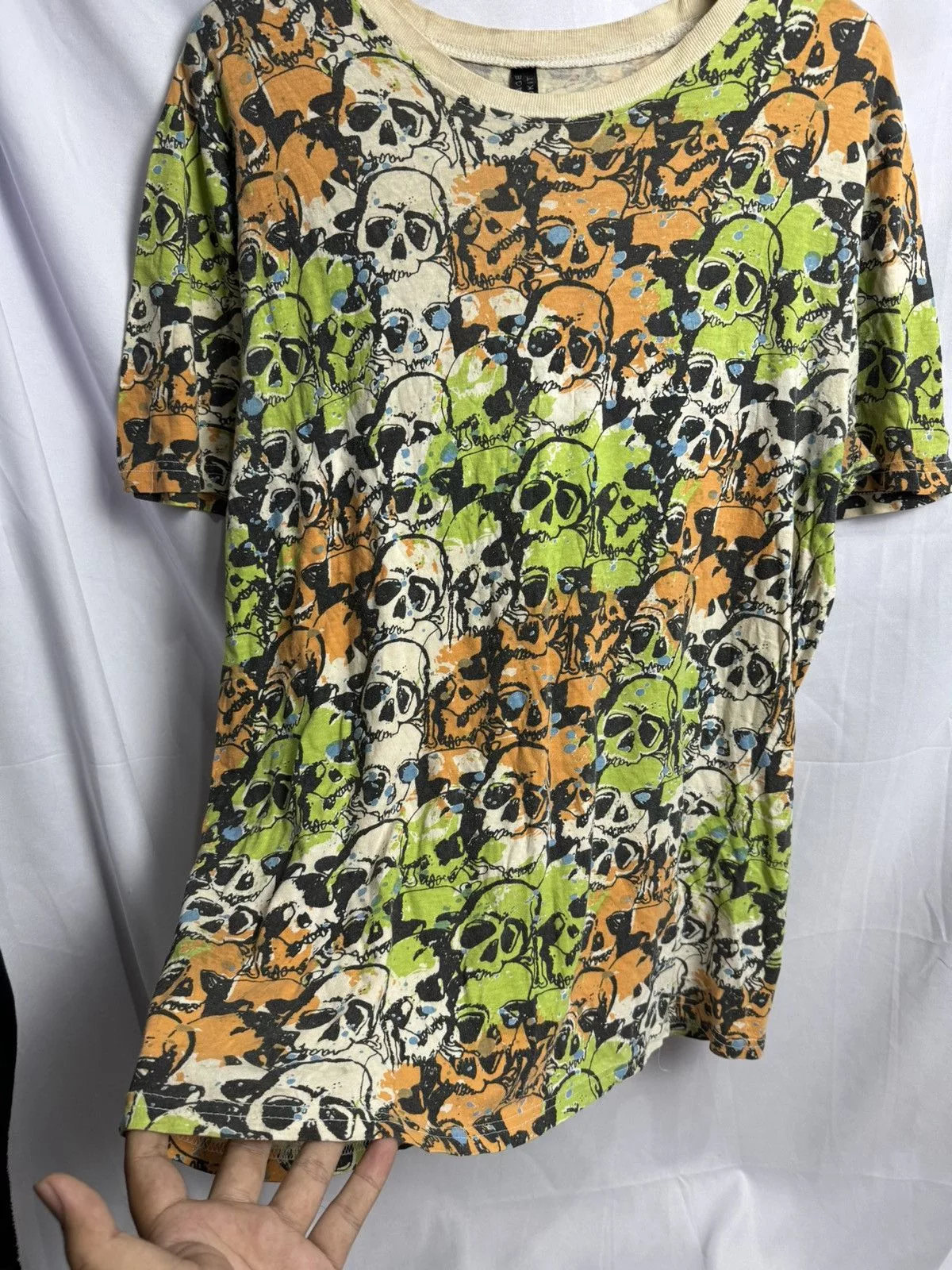 14th Addiction Short Sleeve T Shirts 14th Addiction × If Six Was Nine × Japanese Brand Japanese Skulls Full Art Tees Multi