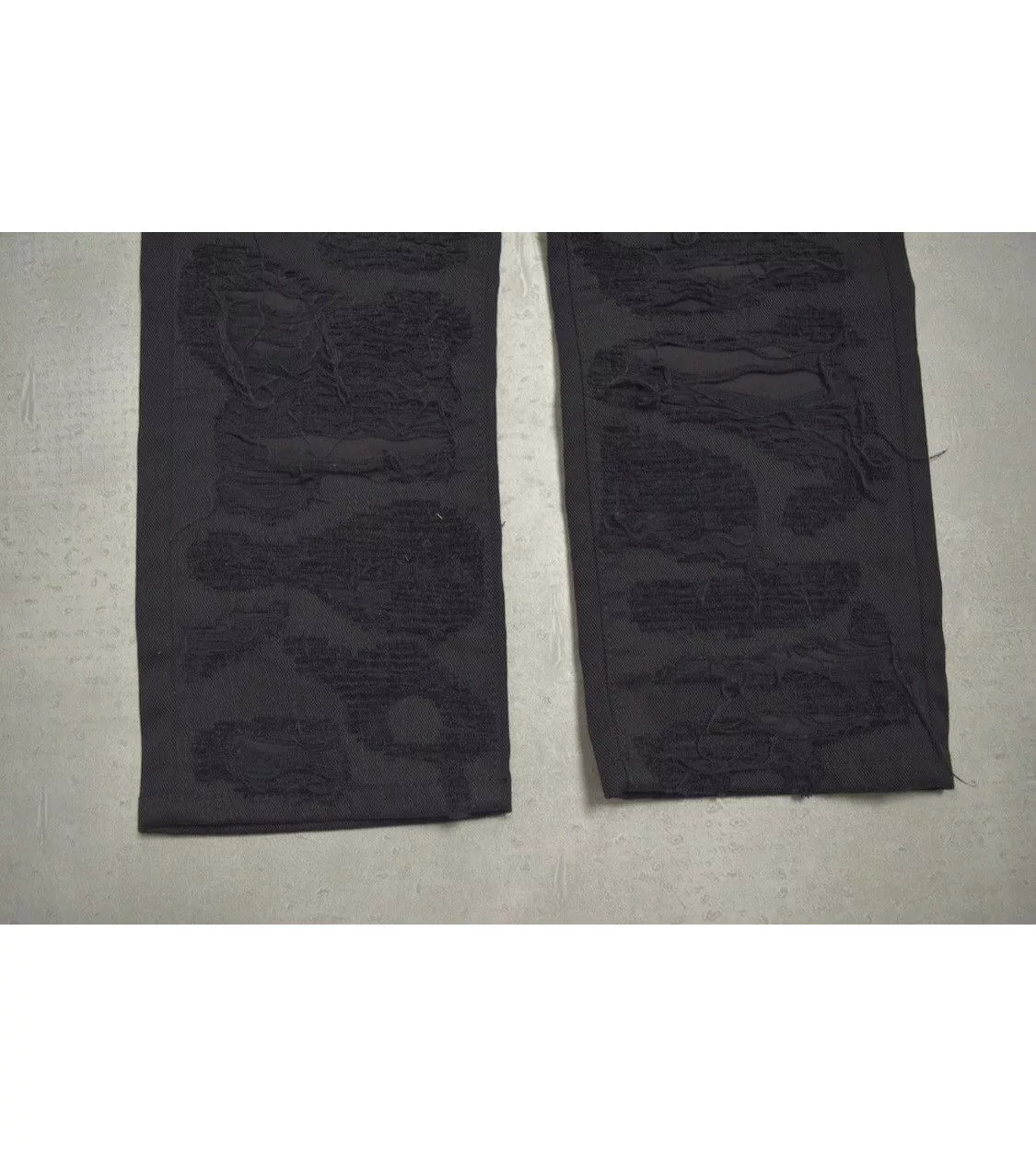 Comme des Garcons Denim Comme des Garcons × Junya Watanabe Junya Watanabe Comme Des Garçons AD2011 Distresed Denim Black