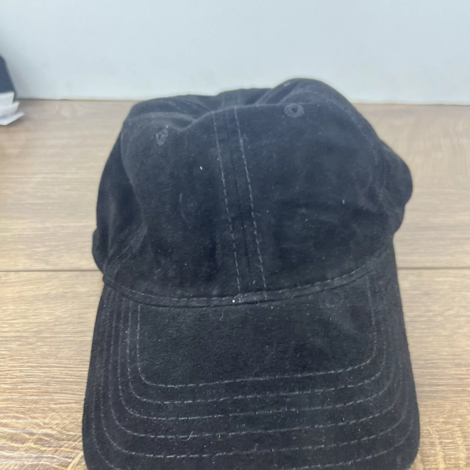 Other Hats Other Plain Black Baseball Hat Cap Running Black Hat Adjustable Ad