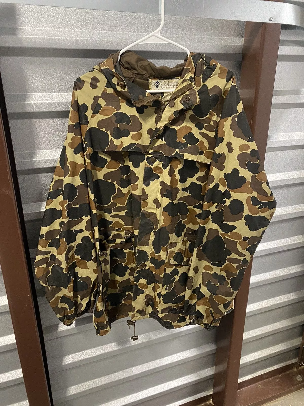 Columbia Raincoats Columbia × Vintage 1990’s Columbia Camo Jacket Green