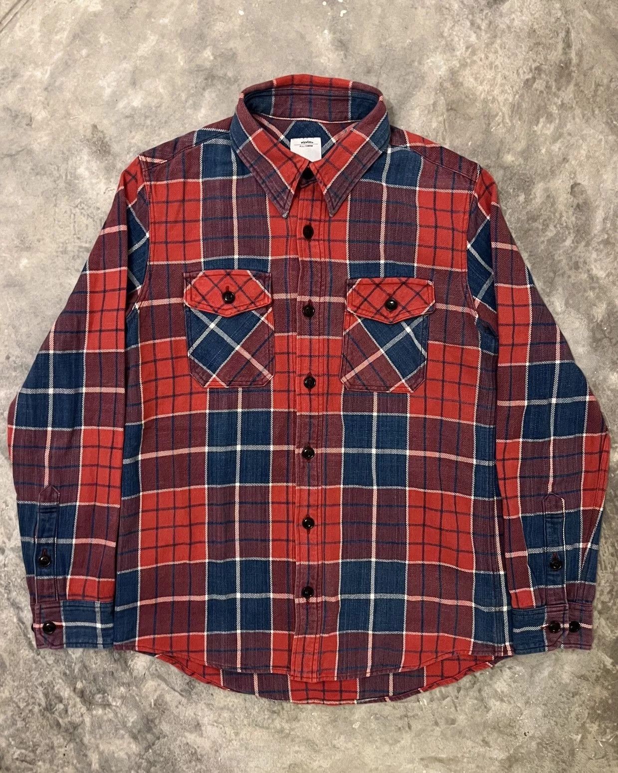 Visvim Shirts Button Ups Visvim FW15 Black Elk Flannel L/S (Red Check)