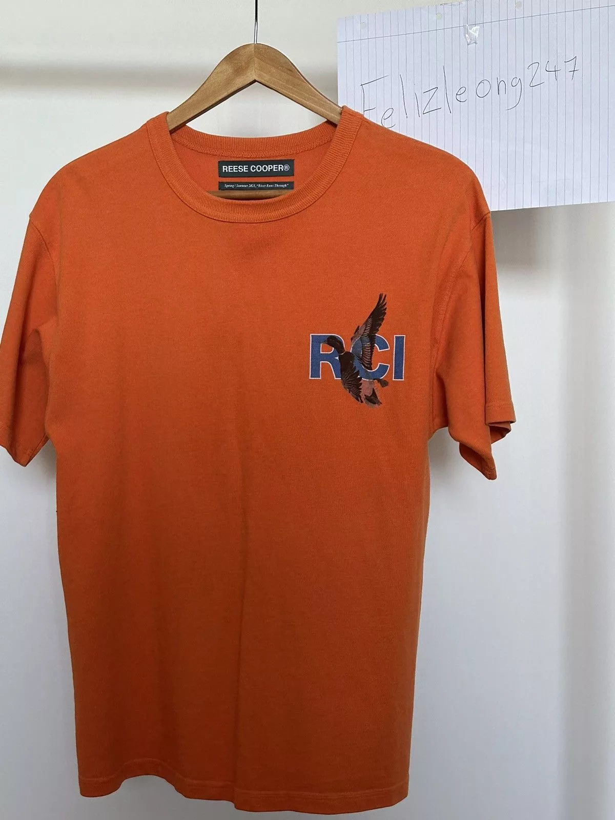 Reese Cooper Short Sleeve T Shirts Reese Cooper Orange