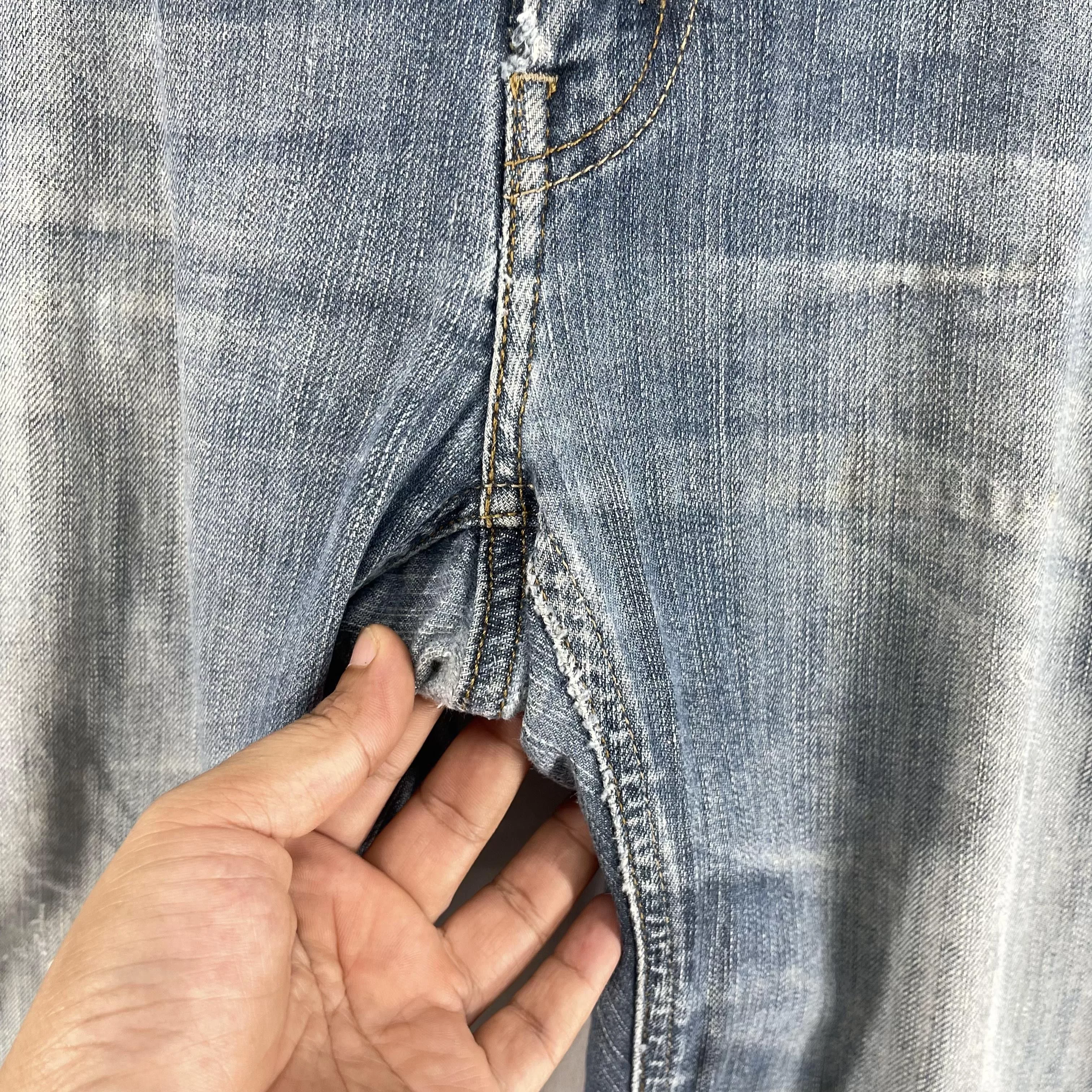 Levi's Denim Levi's Size 39 Vintage Levis Signature Distressed Reconstruct Jeans Blue Streetwear