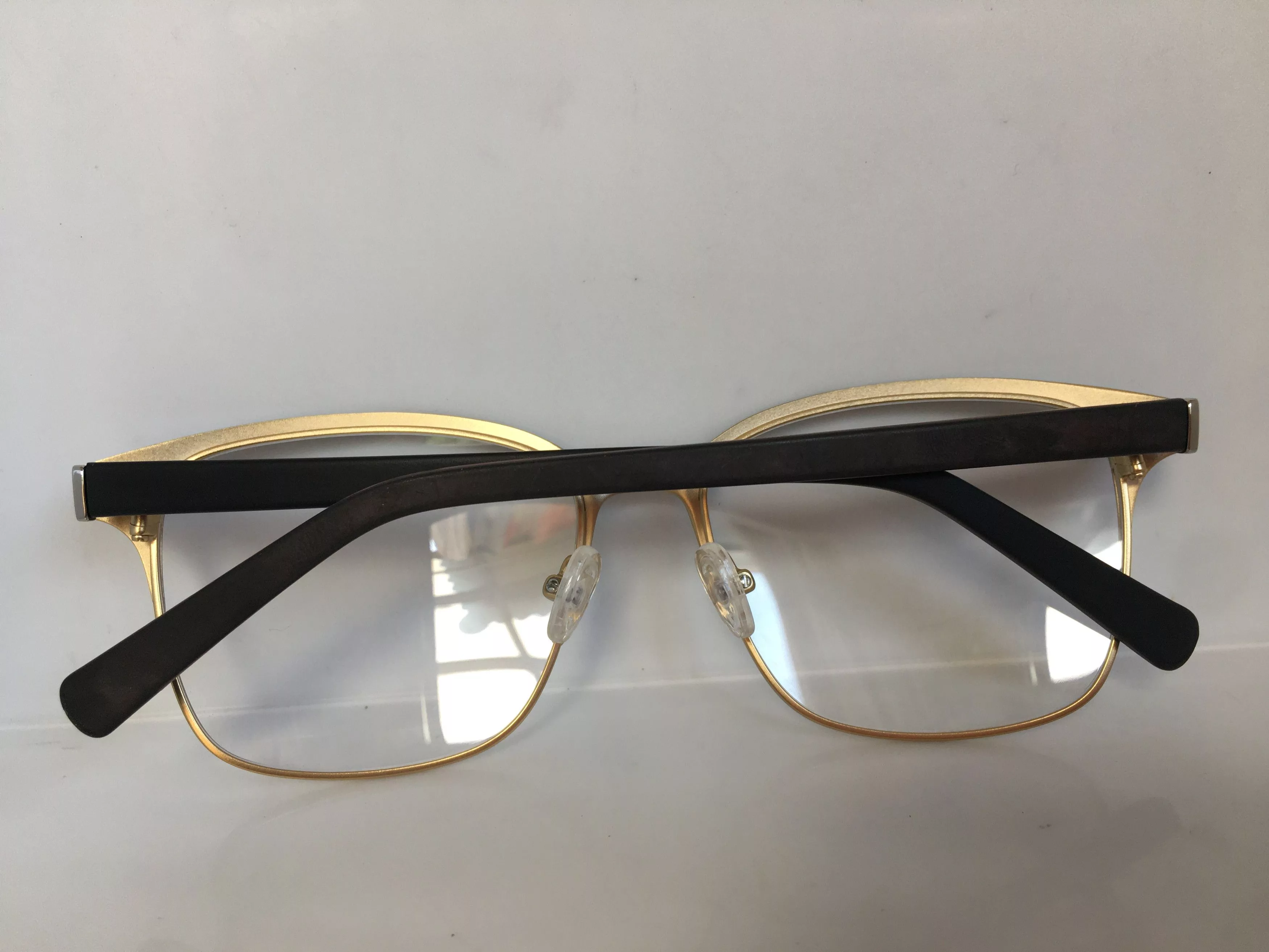 Other Glasses Other Eyebuydirect intense BlackGold Square Eyeglasses Frame
