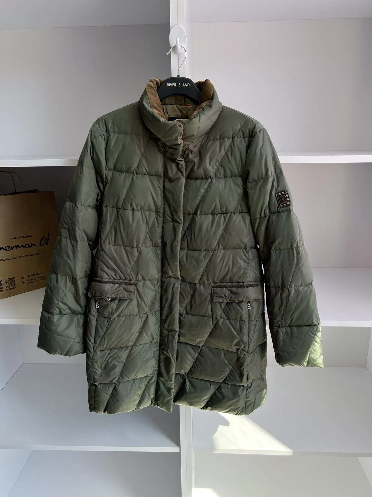 Bogner Coats Bogner × Vintage Vintage Bogner women's puffer designer jacket Brown