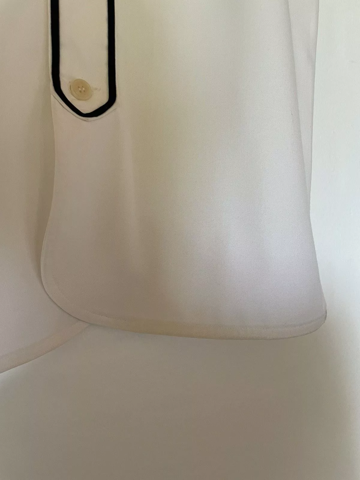 Sandro Shirts Button Ups Sandro Baseball Jersey White