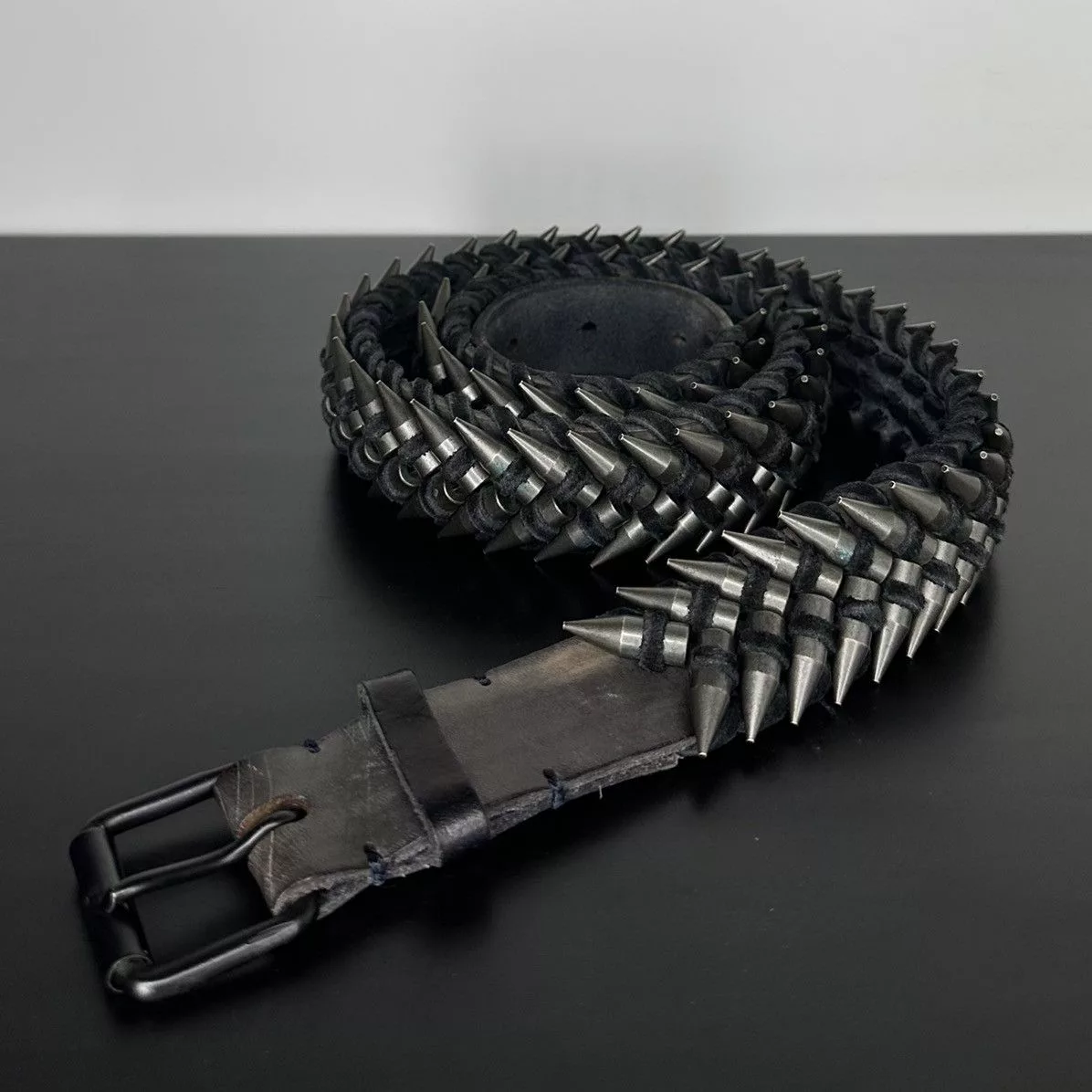 Balmain Belts Balmain SS/10 Decarnin Bullet Belt Black
