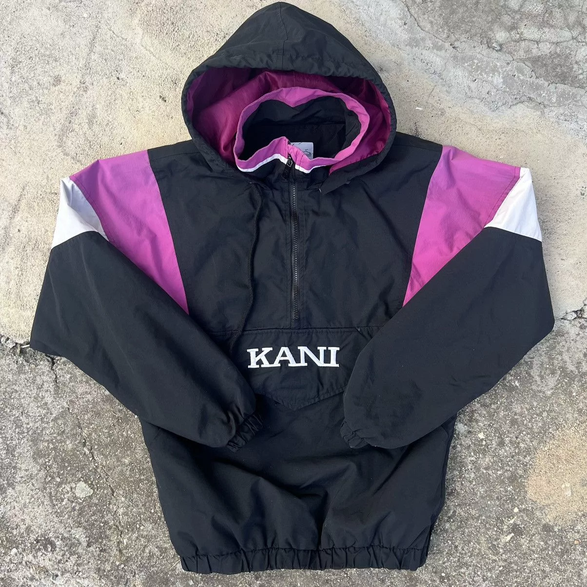 Karl Kani Light Jackets Karl Kani × Vintage Karl Kani windbreaker Black Streetwear