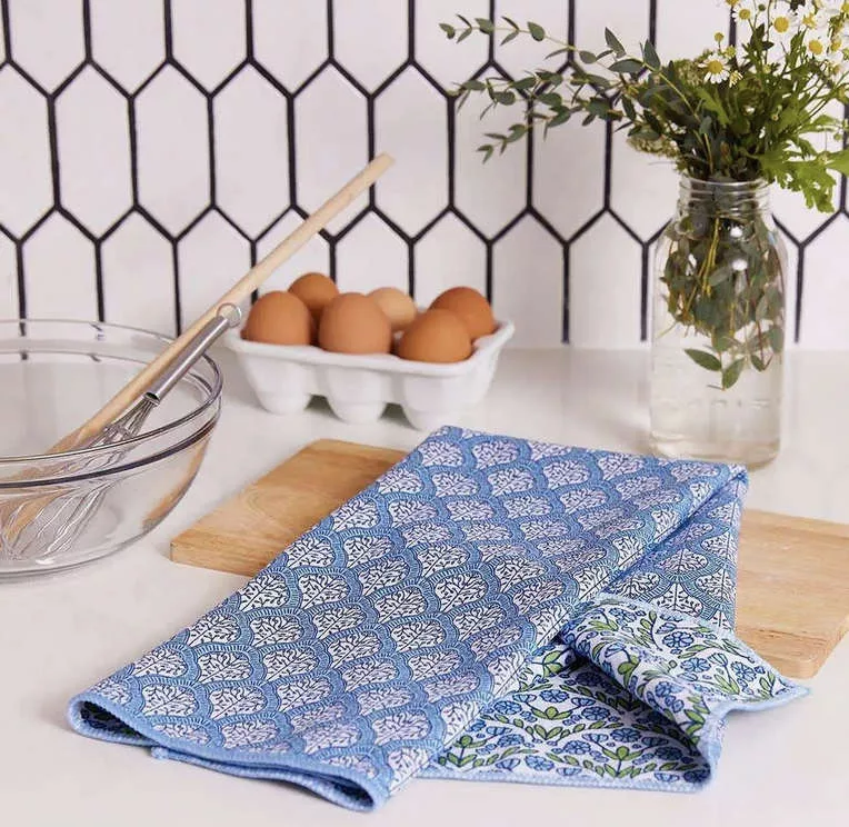 Blaire Blue Blu Kitchen Towel