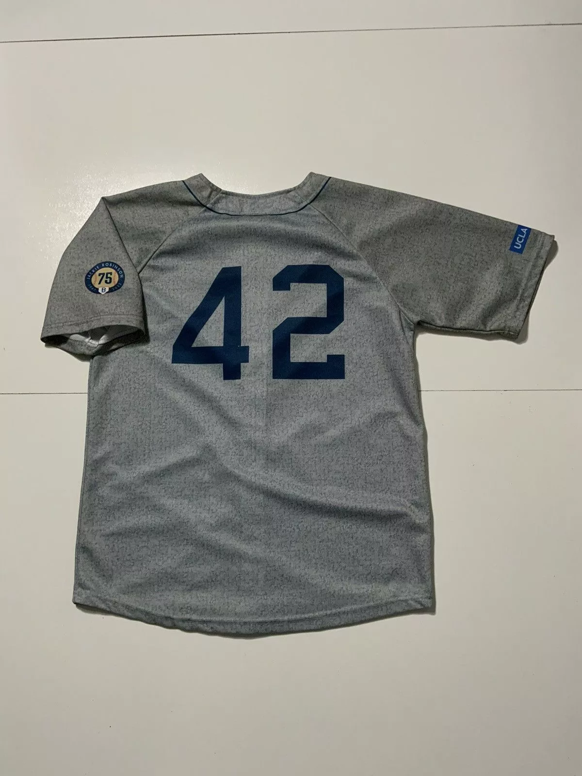 MLB Jerseys MLB Los Angeles Dodgers Jackie Robinson ‘22 75th Baseball Jersey Gray