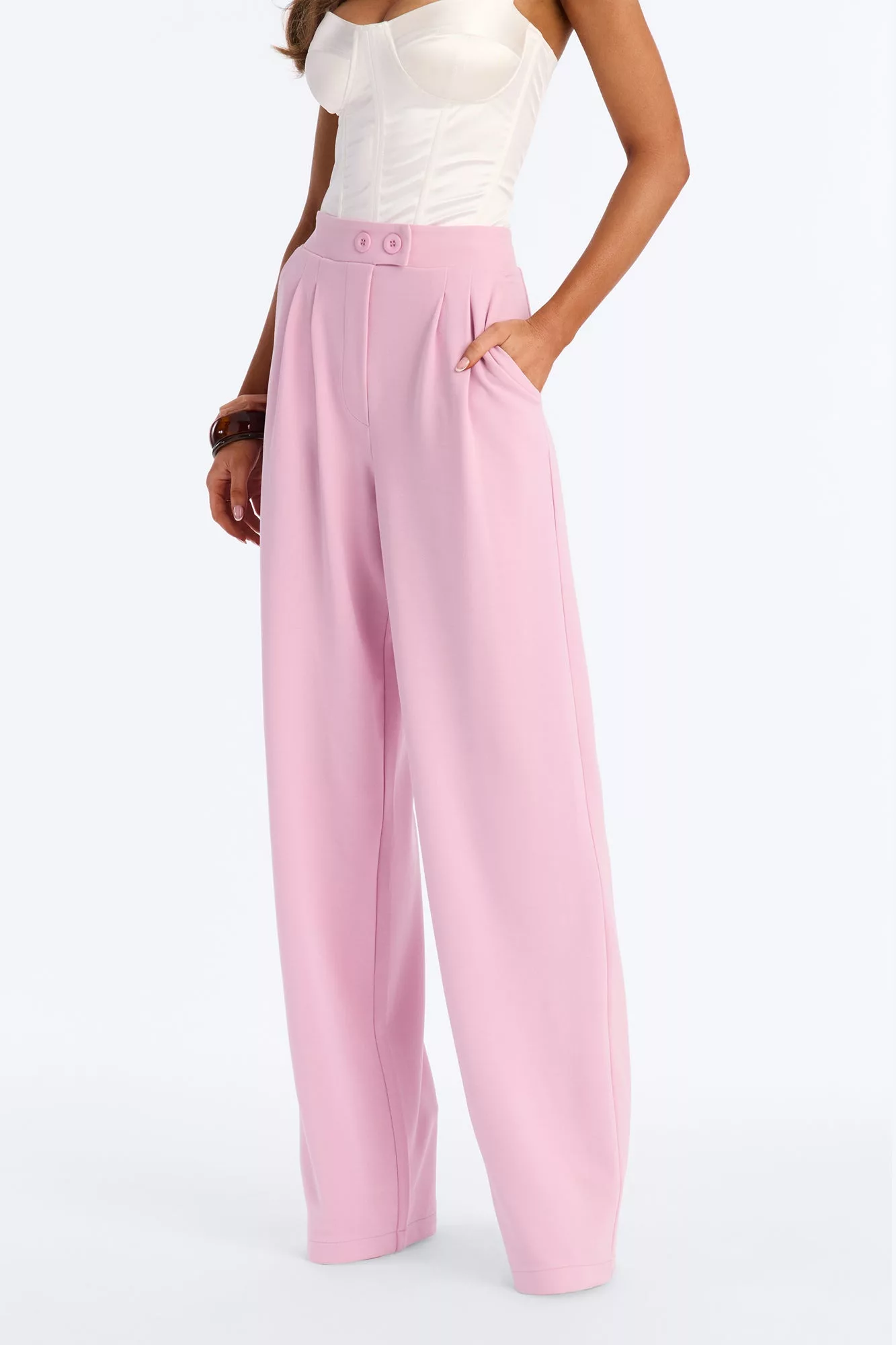 Feeling Focused Trouser - Light Pink