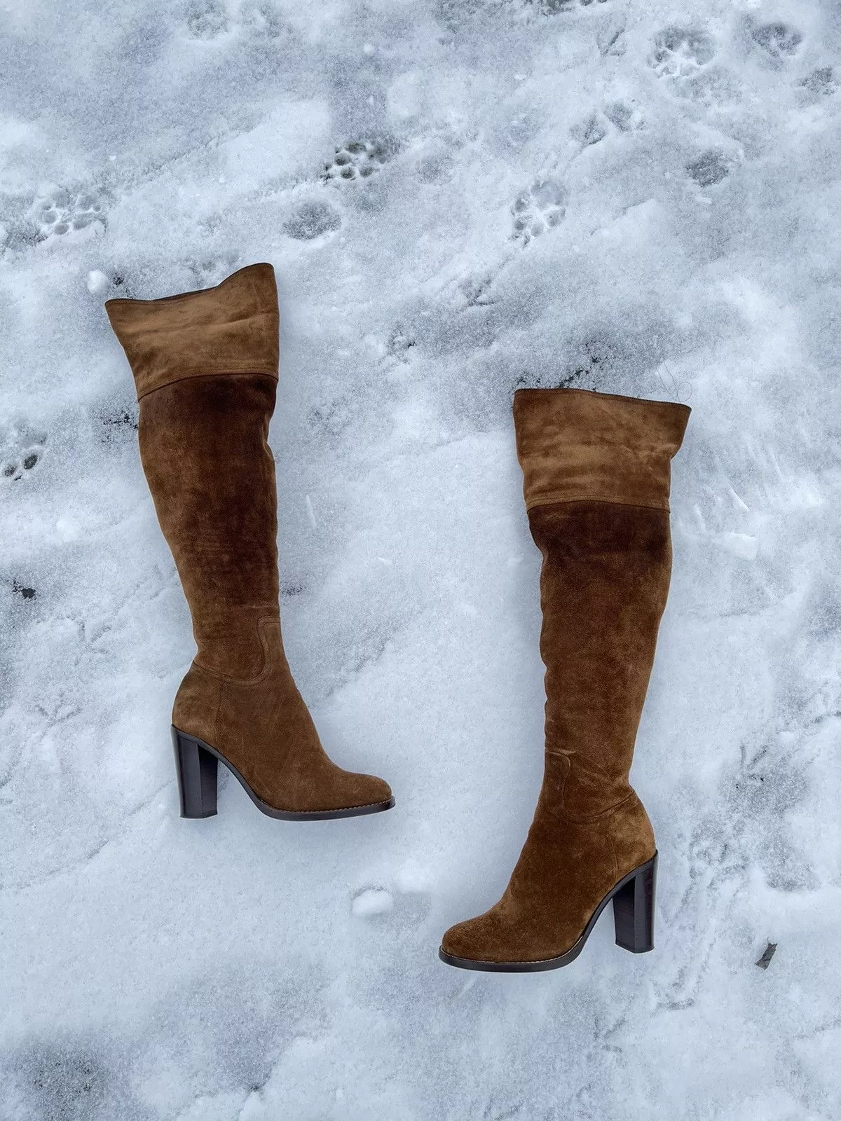 Miu Miu × Prada Miu Miu Boots Brown