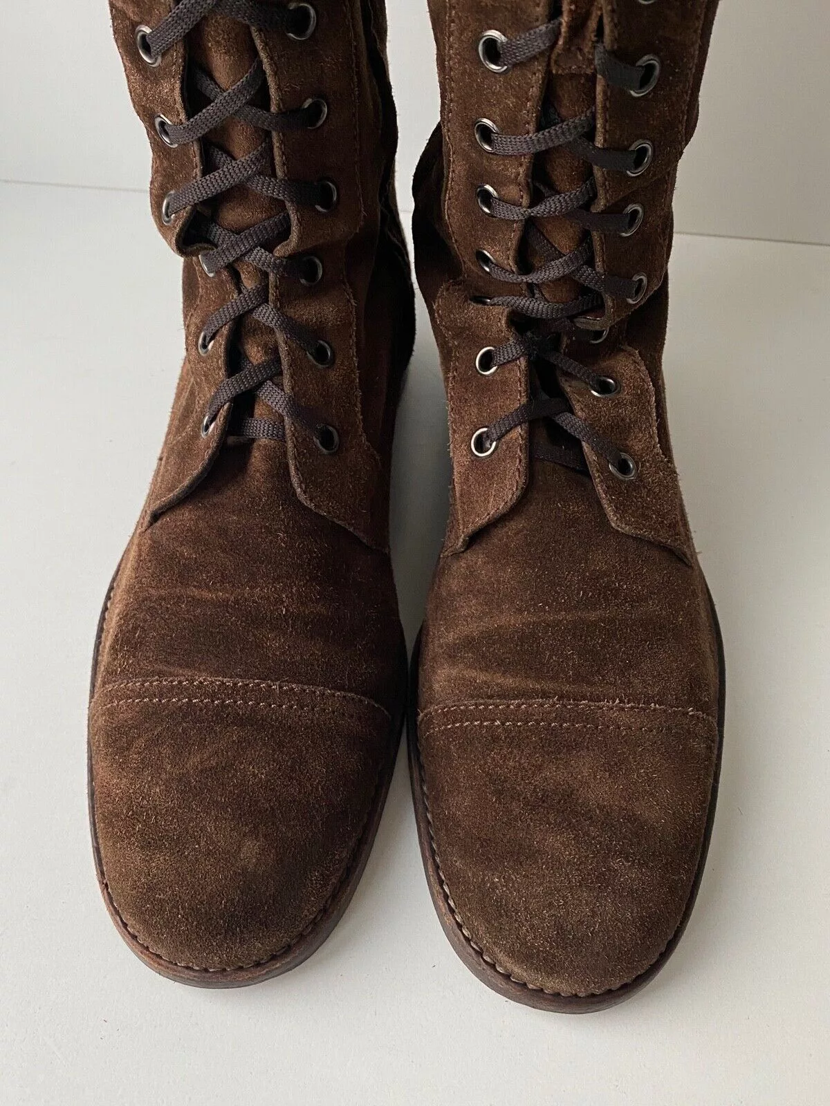 Santoni Boots Santoni High Suede Brown Boots