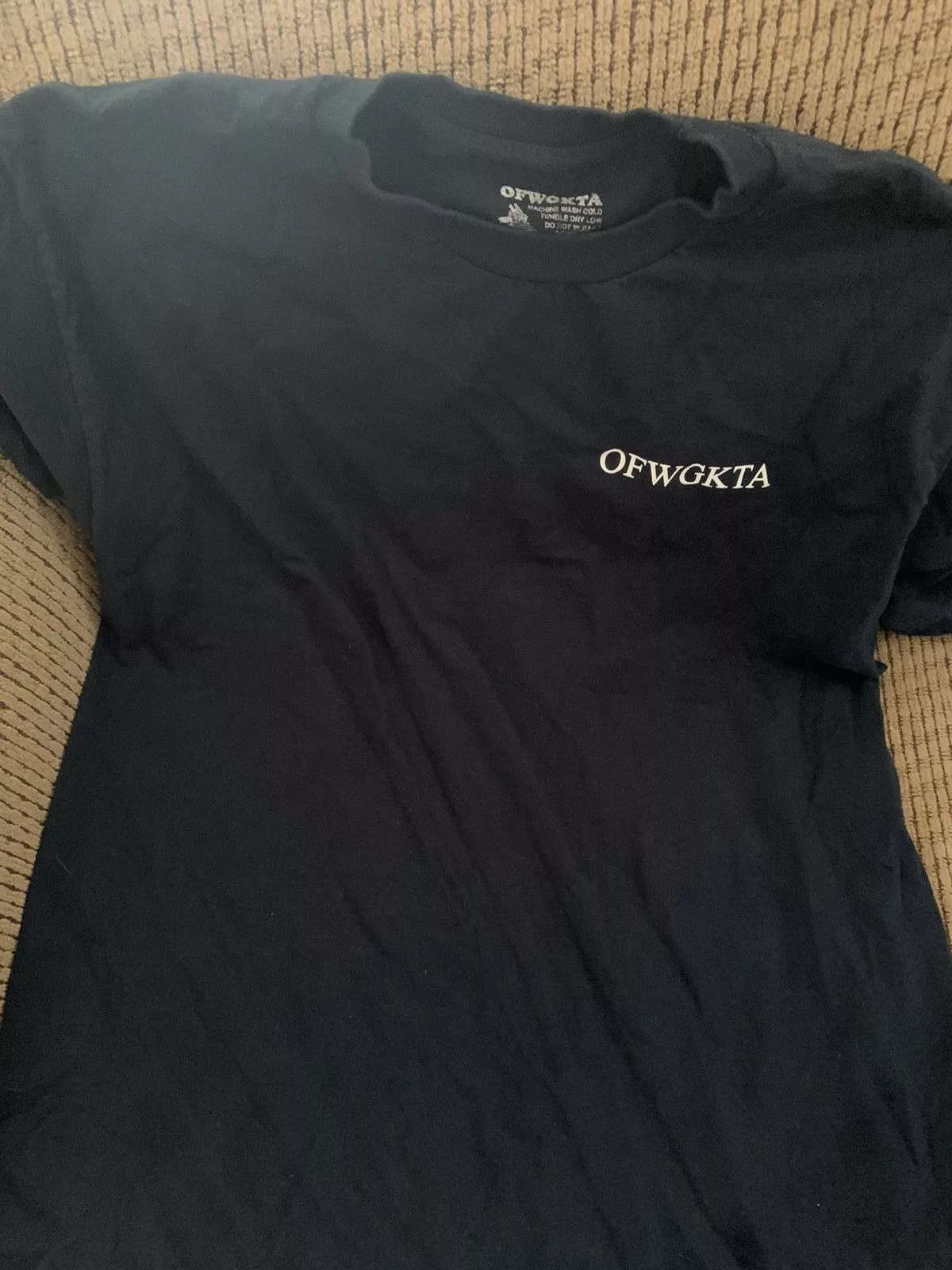Odd Future Short Sleeve T Shirts Odd Future × Vintage OFWGKTA Odd Future Navy T-Shirt Blue Streetwear