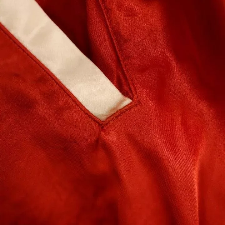 Visvim Light Jackets VISVIM 23SS DOUGLAS STADIUM JKT satin varsity souvenir Red
