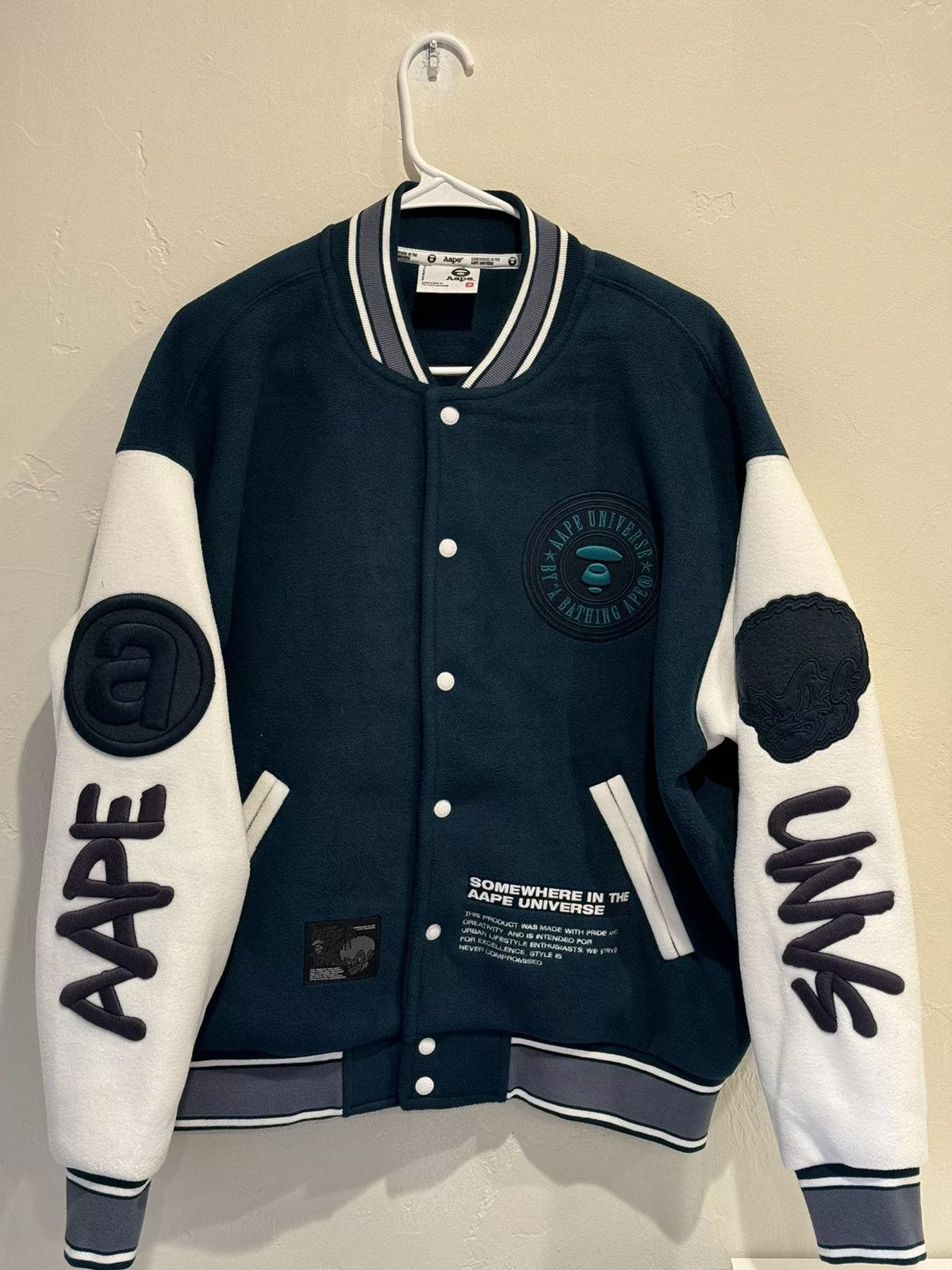 Aape Light Jackets Aape varsity jacket, Japan exclusive Green