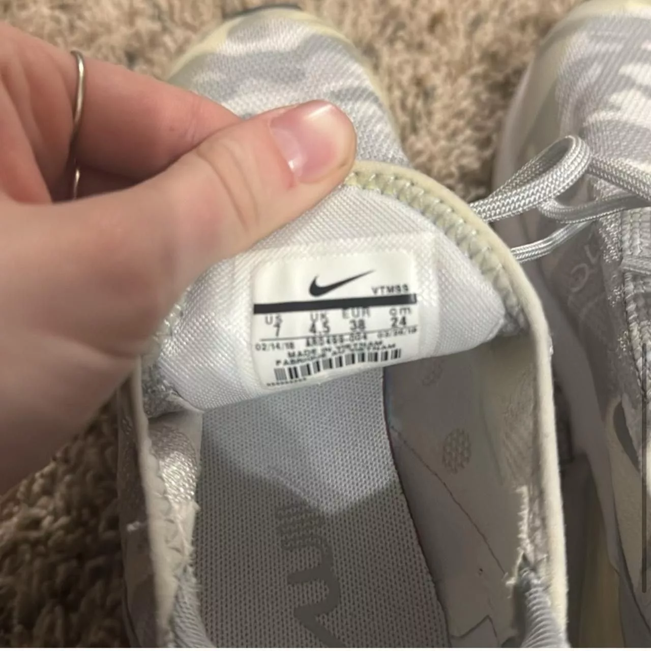 Nike Low Top Sneakers Nike Air Max 270 Grey Camo Gray