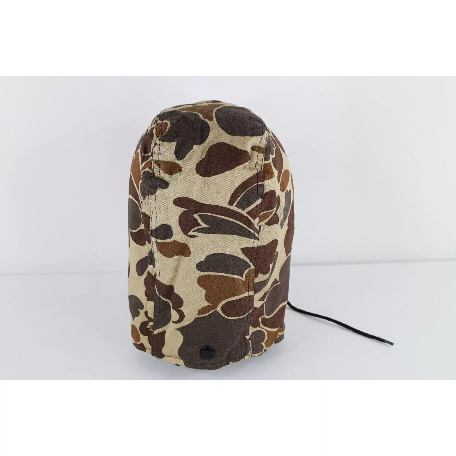 Vintage Hats Vintage 90s Camouflage Snap Button Replacement Hood Multi Streetwear