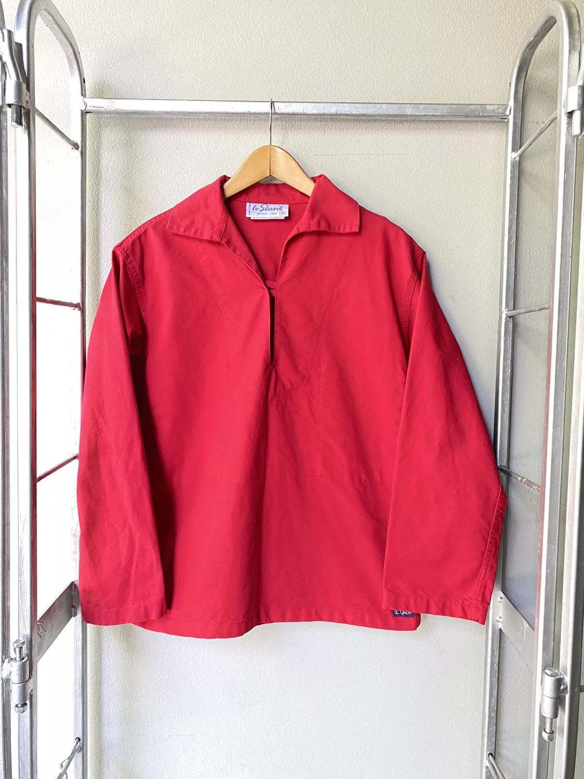 Vintage Shirts Button Ups Le qlazil vintage red blouse