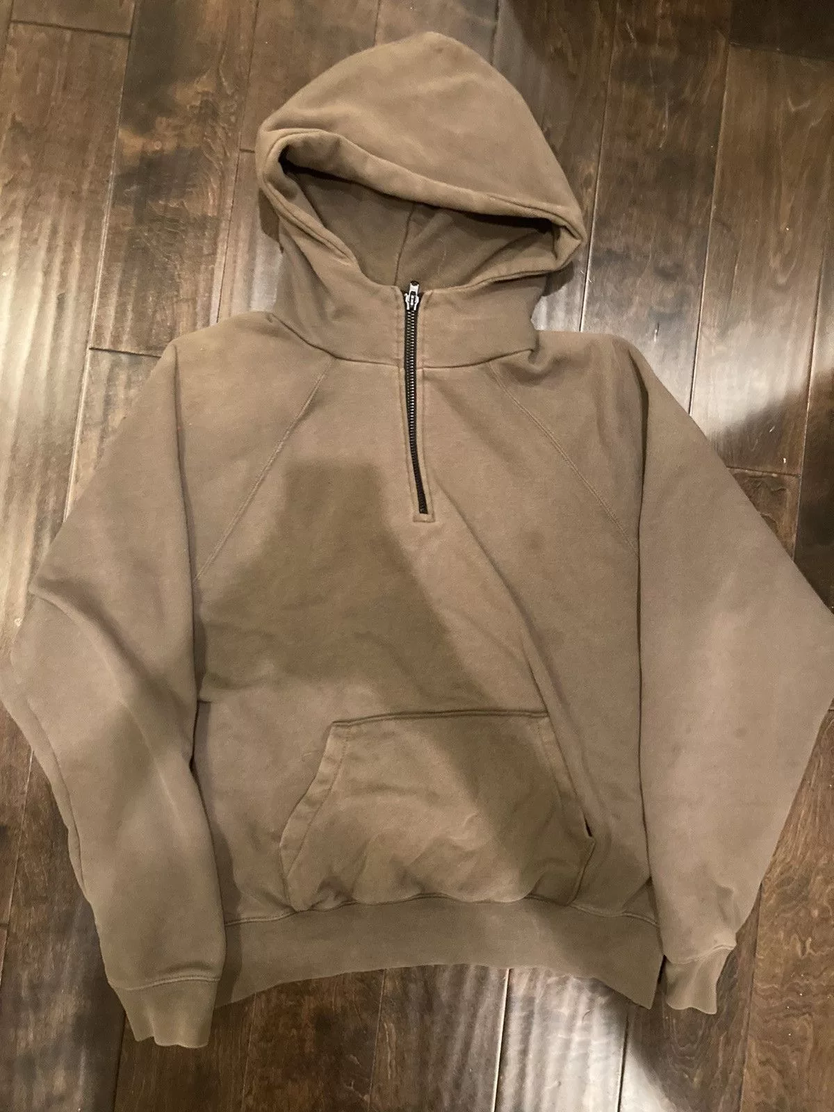 Essentials Sweatshirts Hoodies Essentials × Fear of God Fear of god essentials green quarter zip