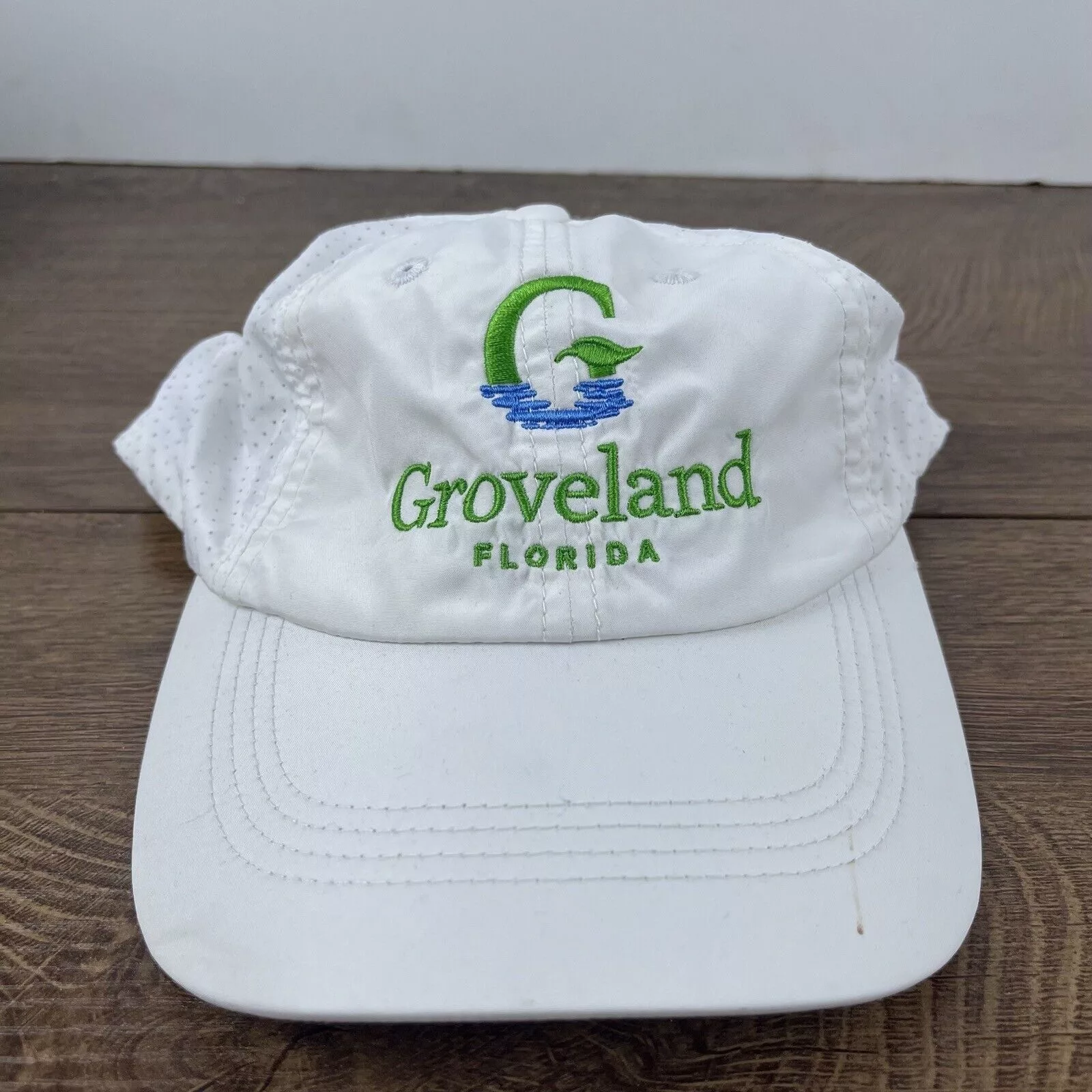 Other Hats Other Groveland Florida Hat White Adjustable Hat White Adult Size