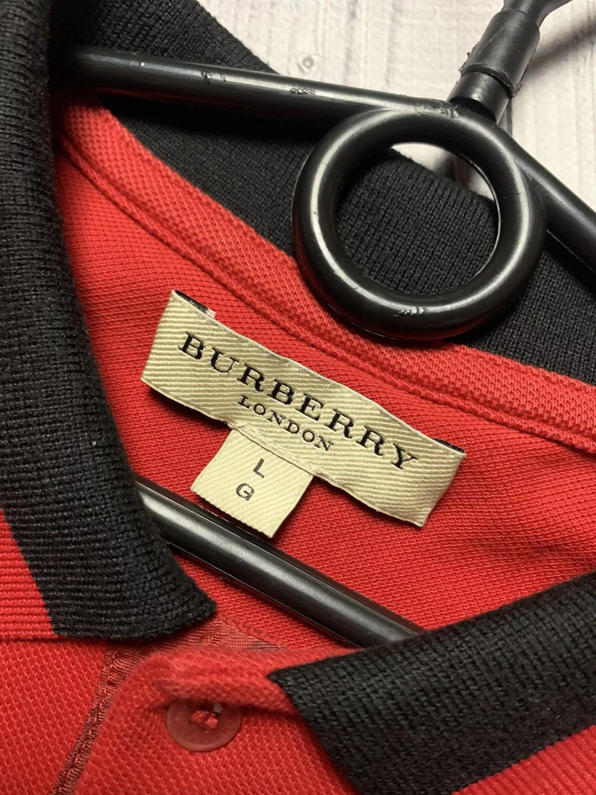 Burberry Polos Polo Burberry red size L Luxury