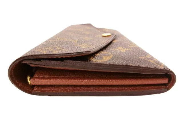 Louis Vuitton Wallets Louis Vuitton Sarah Monogram Leather Brown Wallet