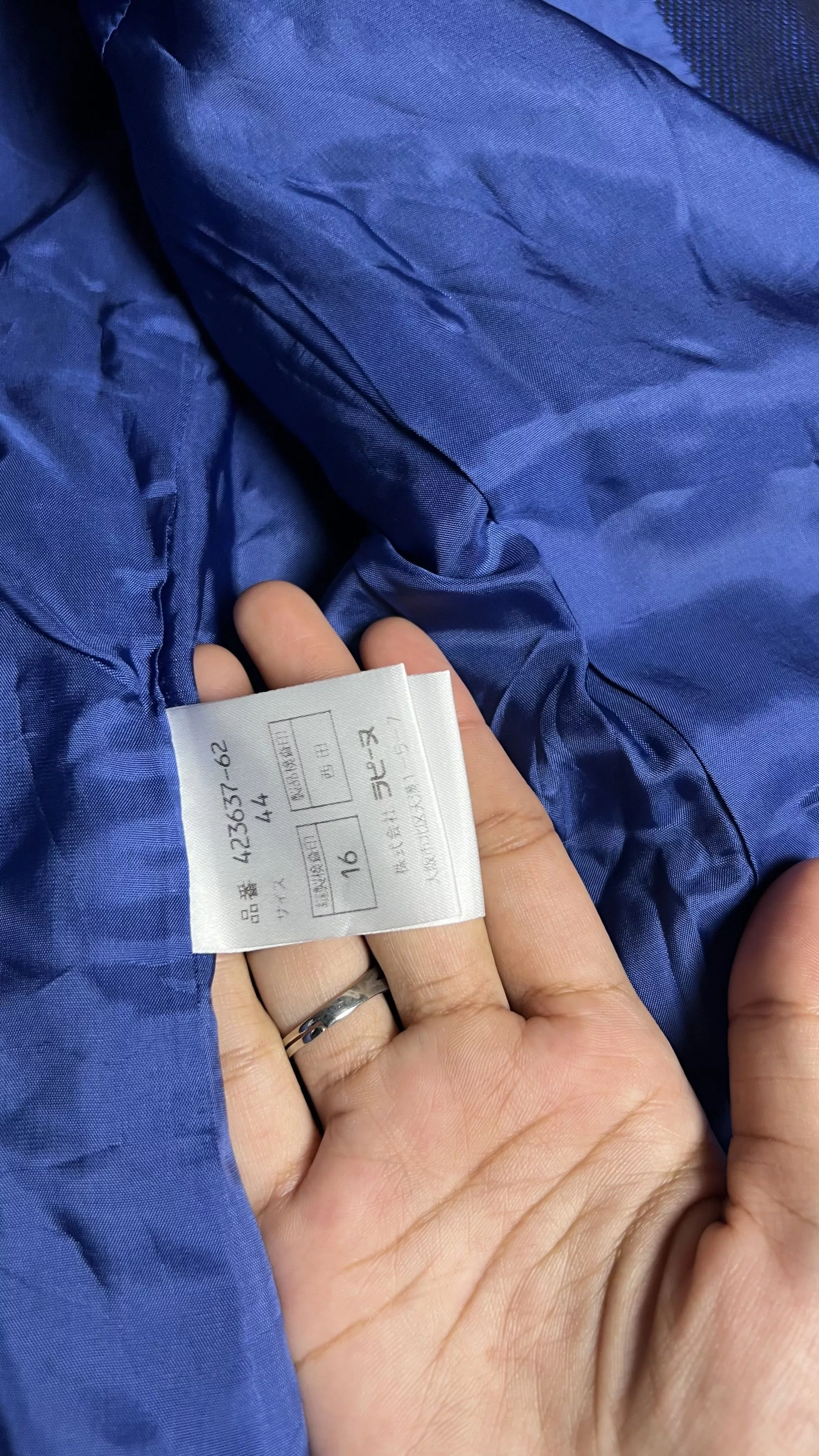 Givenchy Blouses GLAMOUR BY GIVENCHY ROYAL BLUE BLOUSE