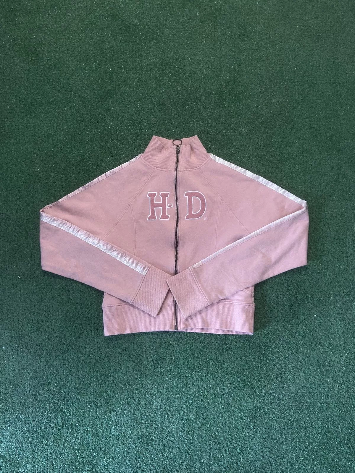 Harley Davidson Blouses Harley davidson zipper blouse Pink