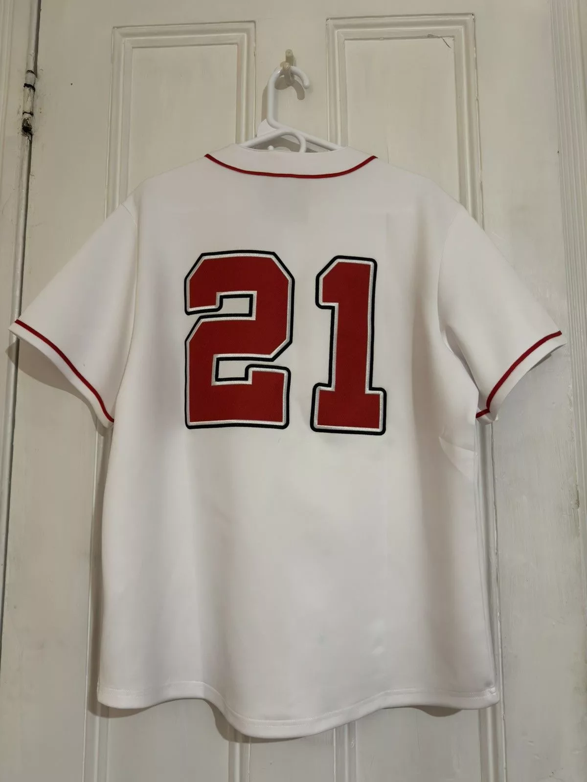 21 Savage Jerseys 21 Savage American Dream Baseball Jersey Size M White