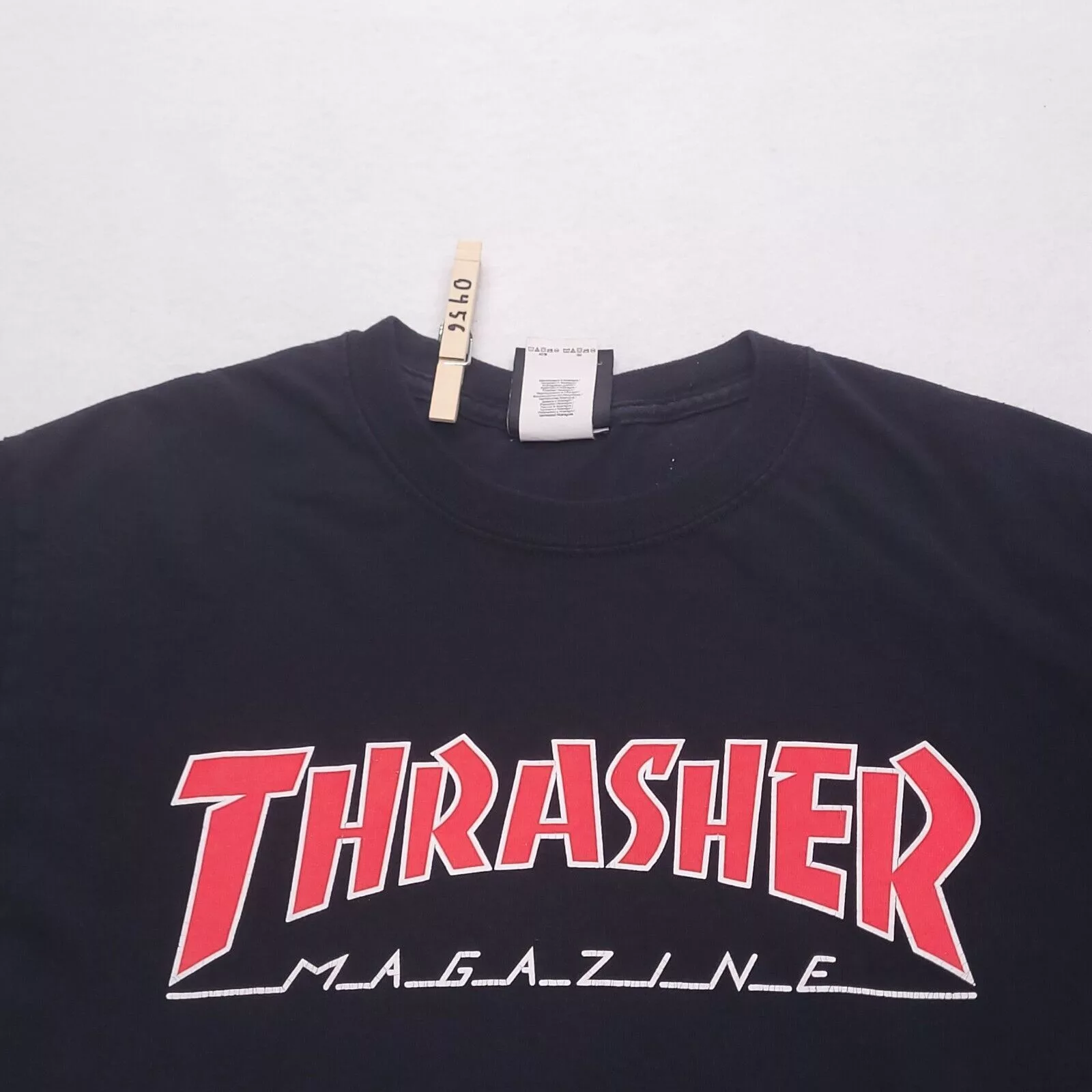Thrasher Short Sleeve T Shirts Thrasher Casual Graphic Shirt Adult Mens Size Small S Black