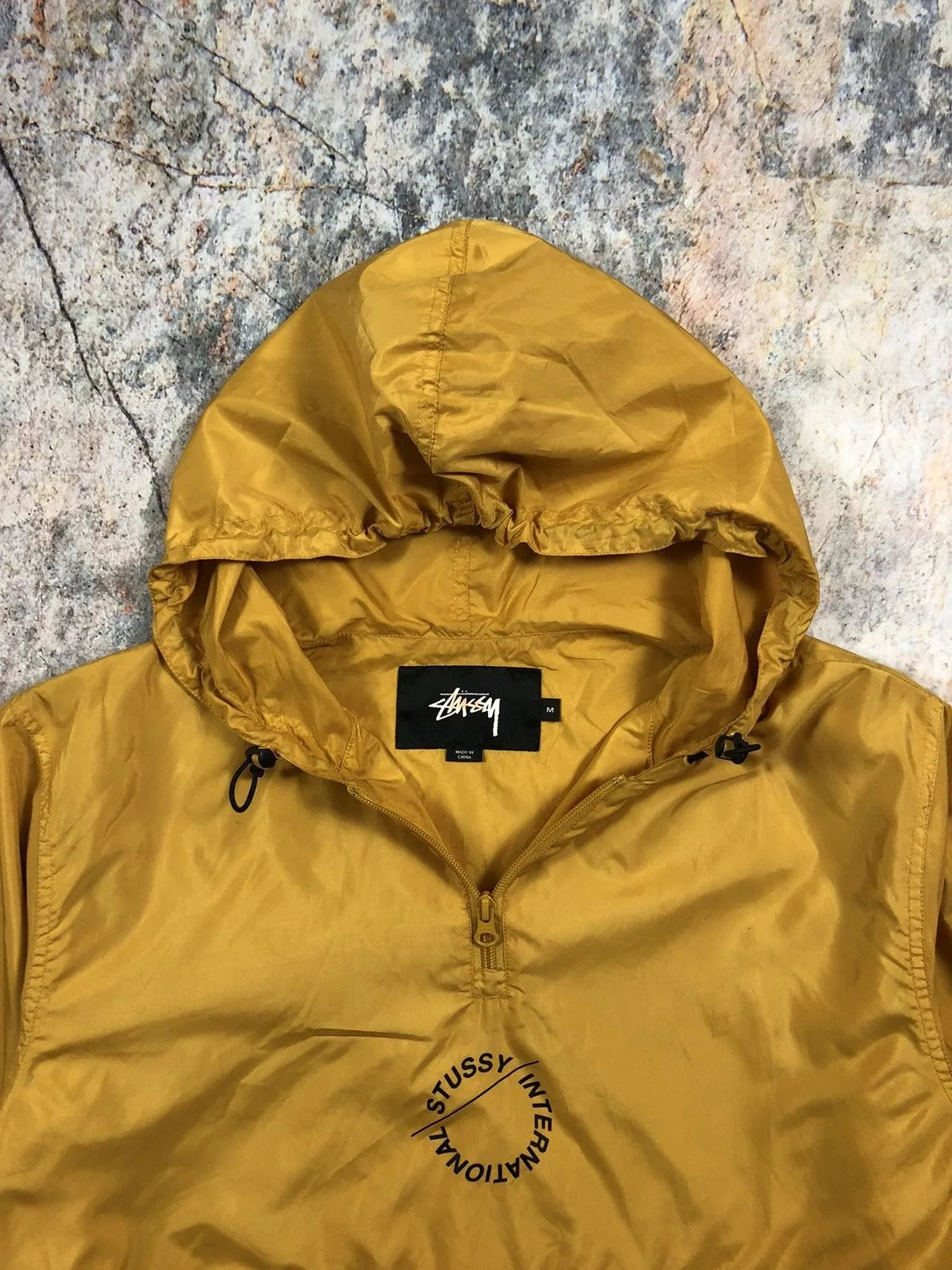 Stussy Light Jackets Stussy anorak jacket Yellow