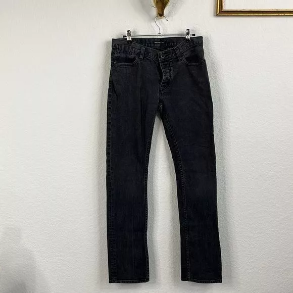 John Varvatos Denim John Varvatos Slim Straight Bowery Denim Jeans Black