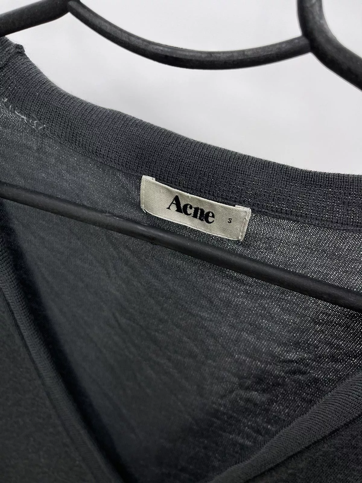Acne Studios Sweaters Knitwear Acne Studios Cardigan Sweater Size S Grey 100% Wool Gray