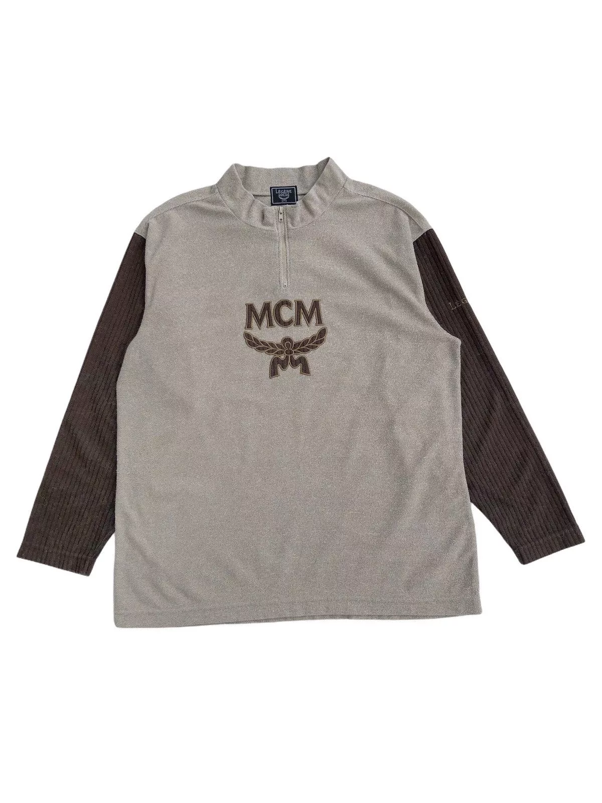 MCM Sweatshirts Hoodies Vintage MCM Iconic Logo Sweatshirt Brown