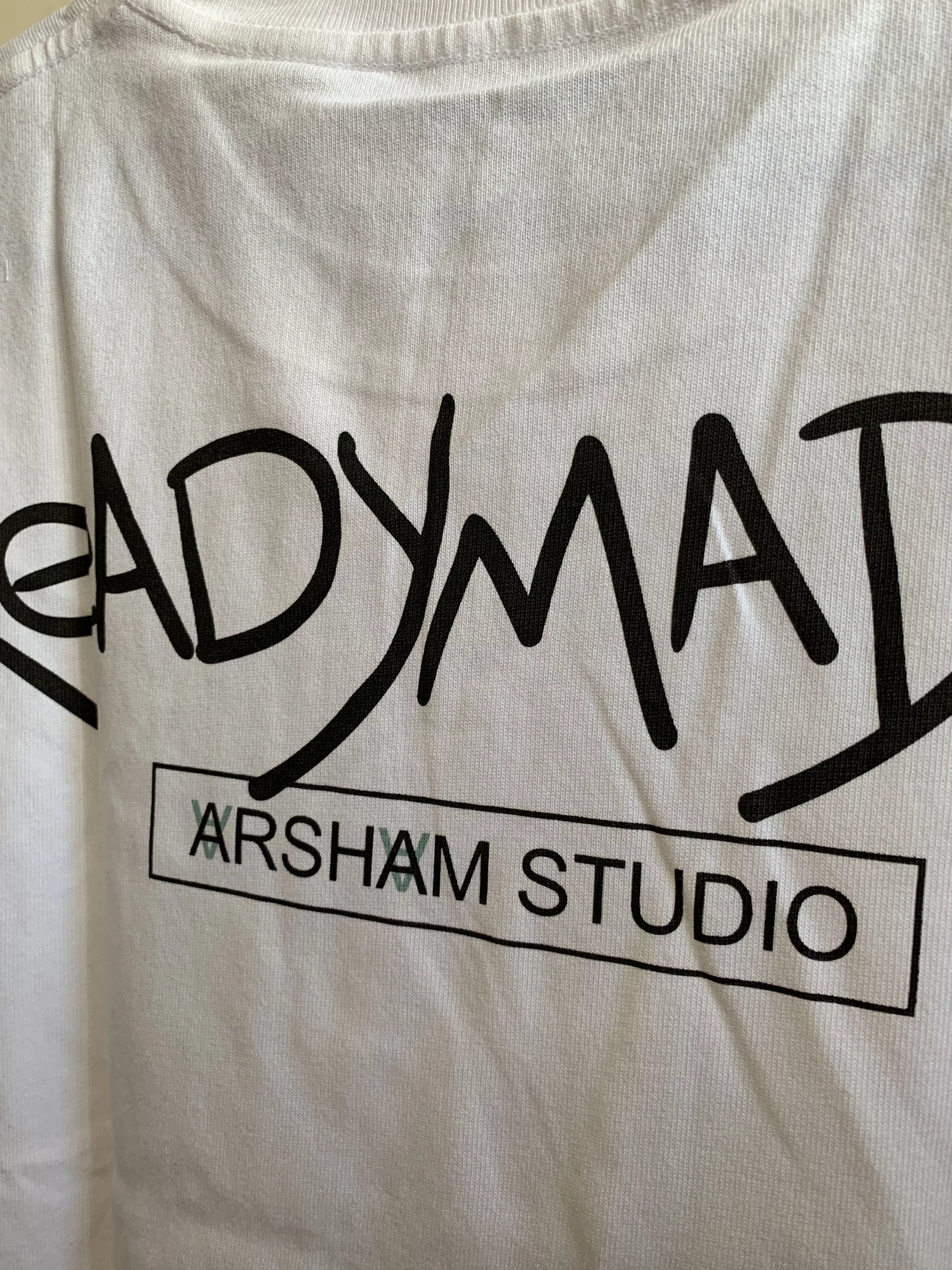 Daniel Arsham Short Sleeve T Shirts Daniel Arsham × READYMADE Daniel Arsham X Readymade T-shirt White