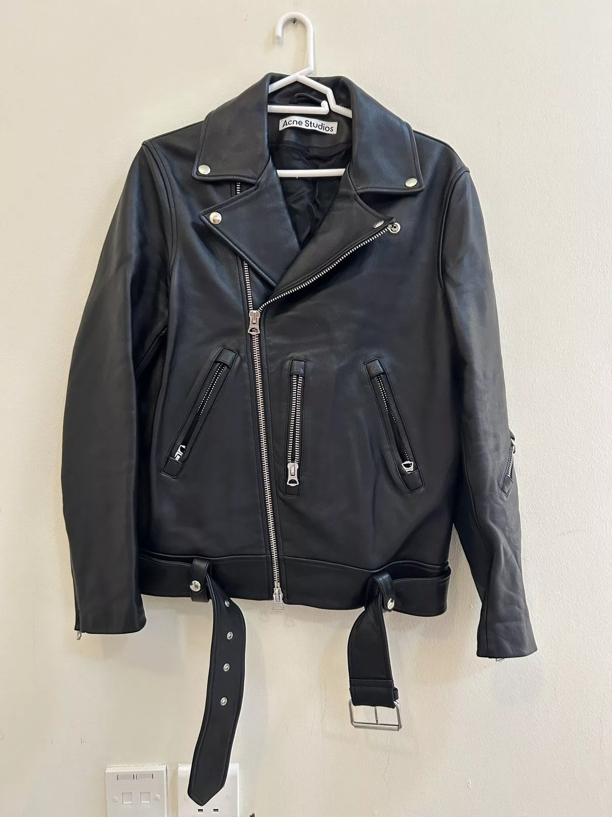 Acne Studios Leather Jackets Acne Studios Biker Leather Jacket. Black