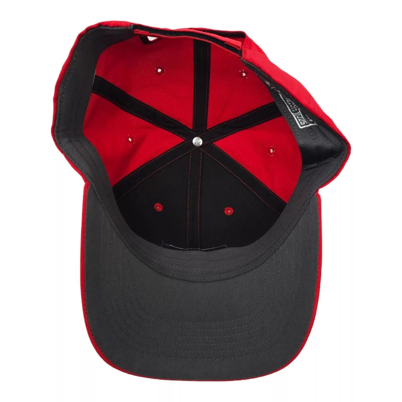 Richardson Hats Richardson South Rubber Patch Performance Strapback Cap Red