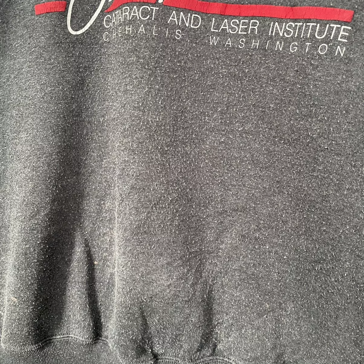 Russell Athletic Sweatshirts Hoodies Russell Athletic × Vintage Vintage 90s Pacific Cataract And Laser Institute Crewneck Gray