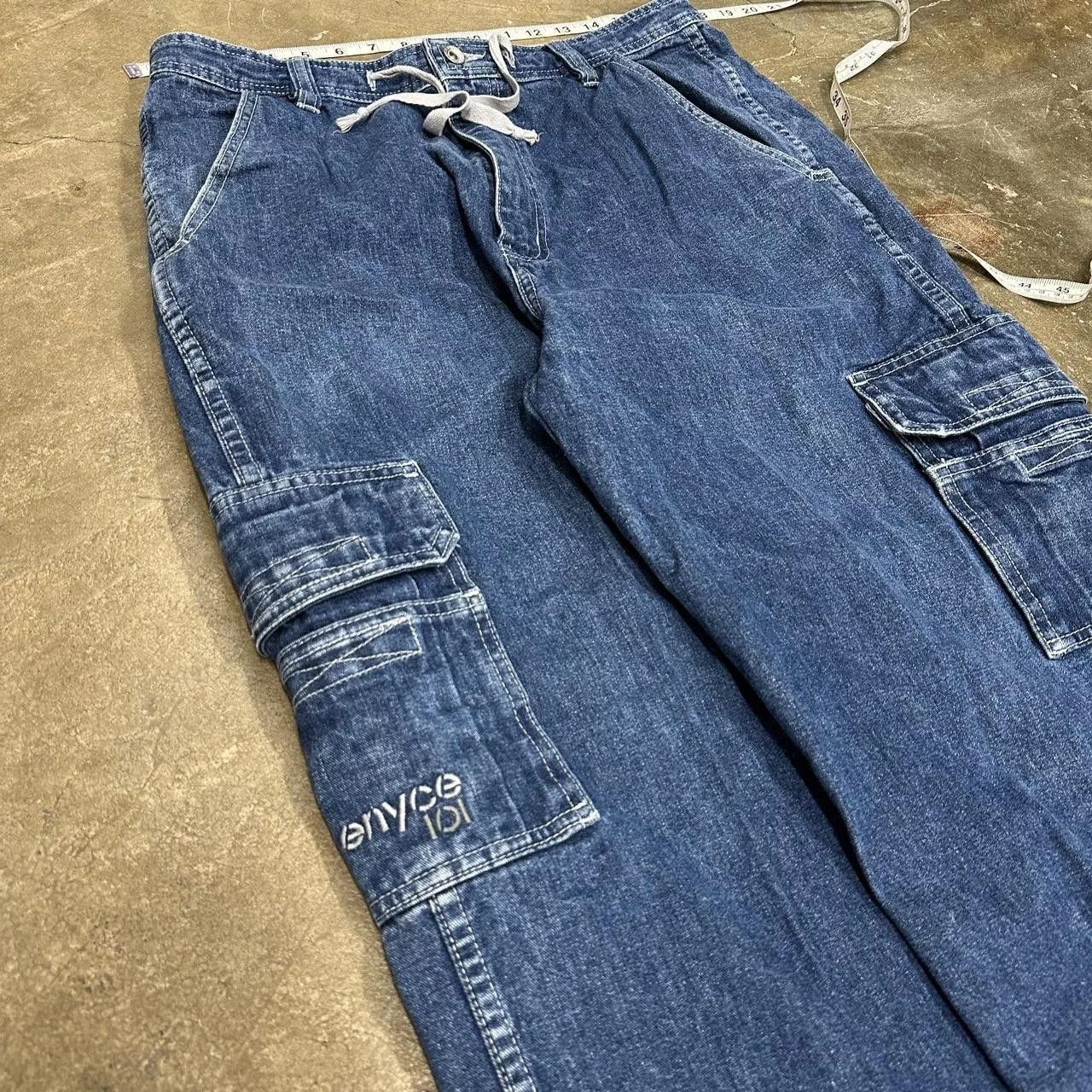 Enyce Denim Y2K Enyce 101 Baggy Cargo Jeans 36 x 31 Multi
