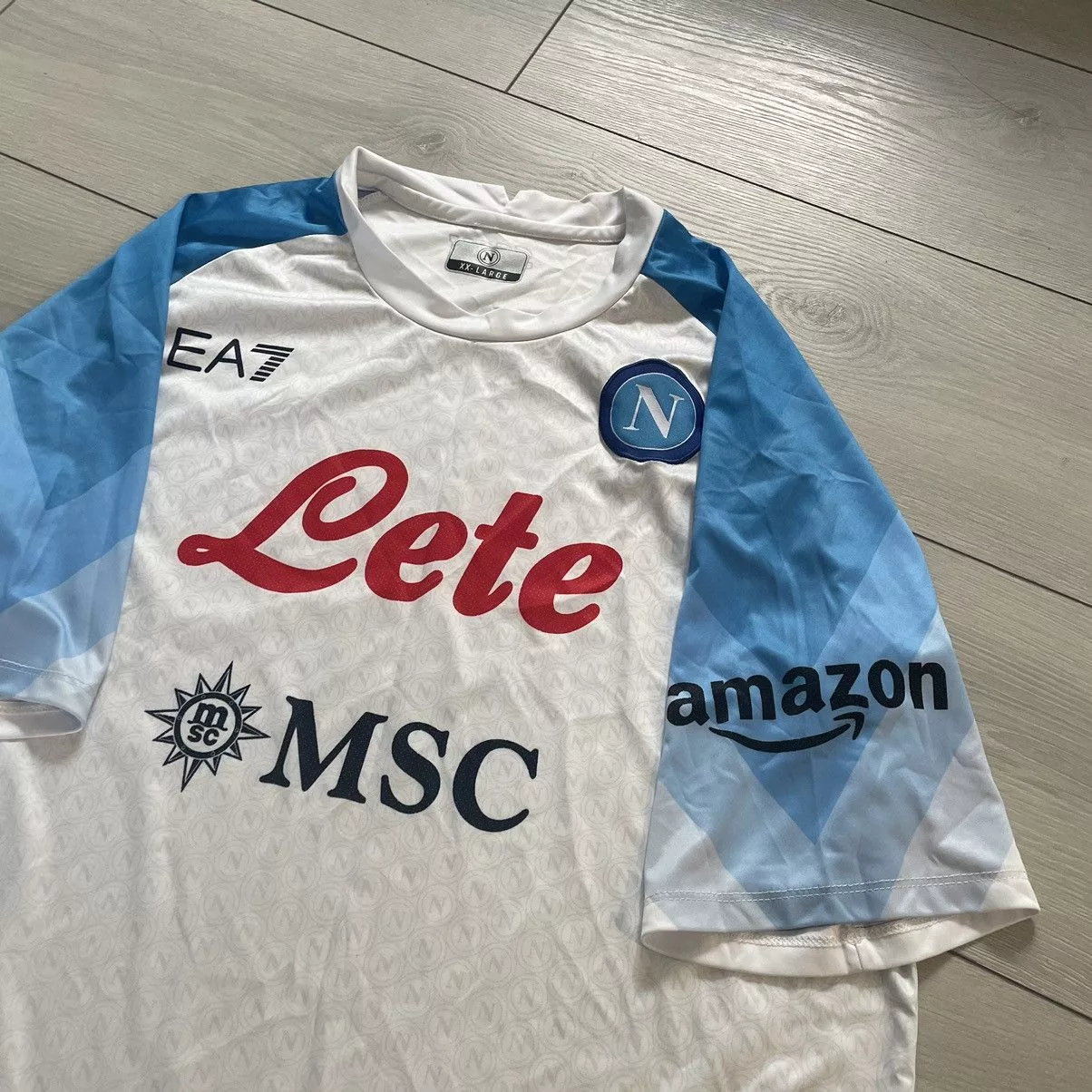 Pro Player Jerseys Pro Player Ea7 Napoli MSC LETE AMAZON shirt Jersey tee PRO FIFA Multi Sportswear